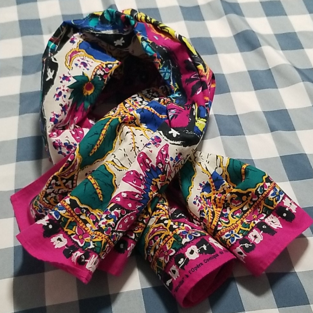 1993 Cree par Christian Lacroix scarf - Picture 9 of 14